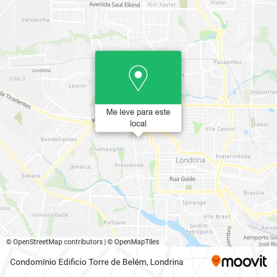 Condomínio Edificio Torre de Belém mapa