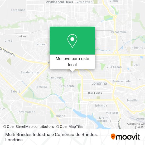 Multi Brindes Indústria e Comércio de Brindes mapa