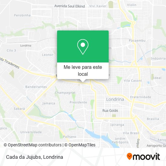 Cada da Jujubs mapa