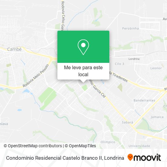 Condomínio Residencial Castelo Branco II mapa