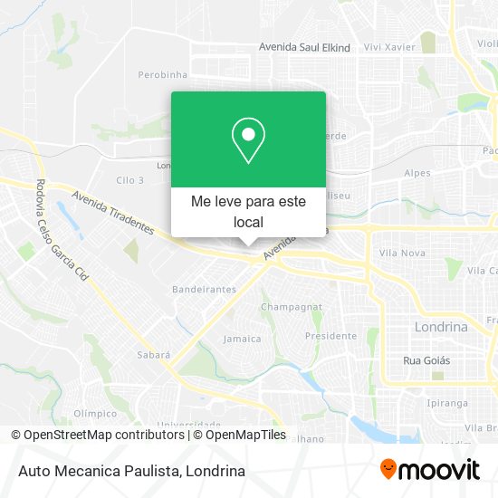 Auto Mecanica Paulista mapa