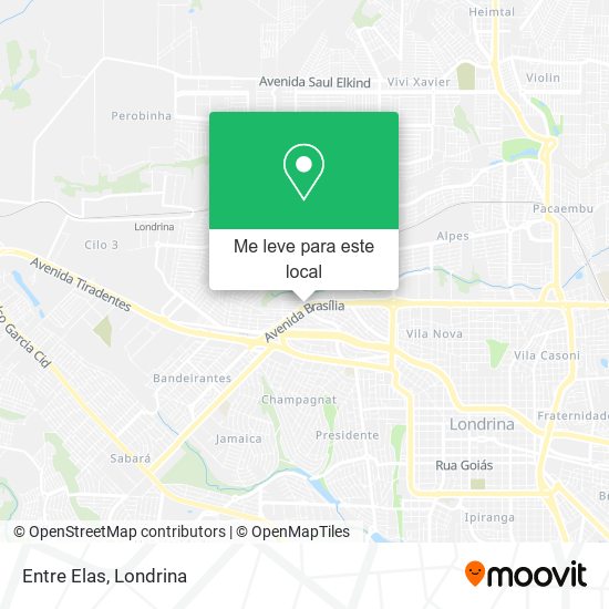 Entre Elas mapa
