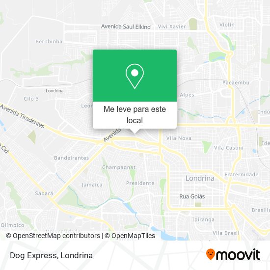Dog Express mapa