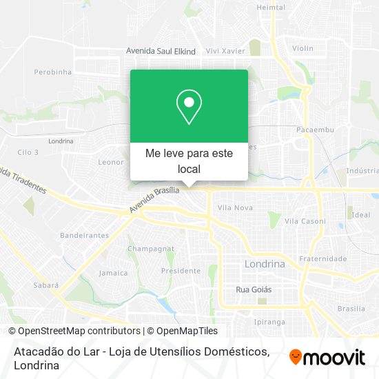 Atacadão do Lar - Loja de Utensílios Domésticos mapa