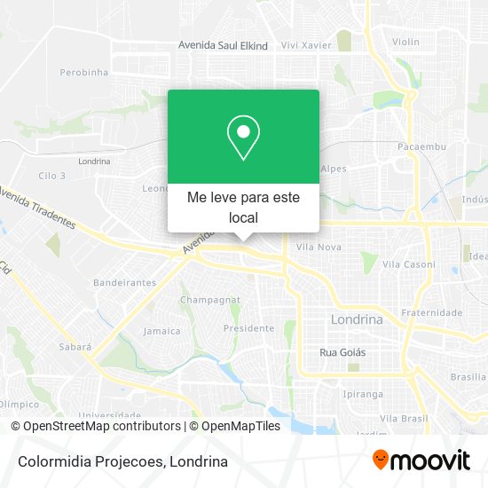 Colormidia Projecoes mapa