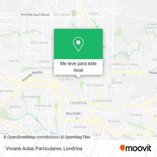 Viviane Aulas Particulares mapa