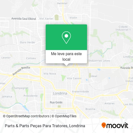 Parts & Parts Peças Para Tratores mapa