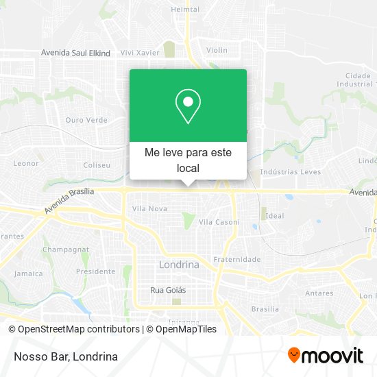 Nosso Bar mapa