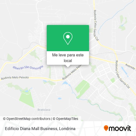 Edifício Diana Mall Business mapa