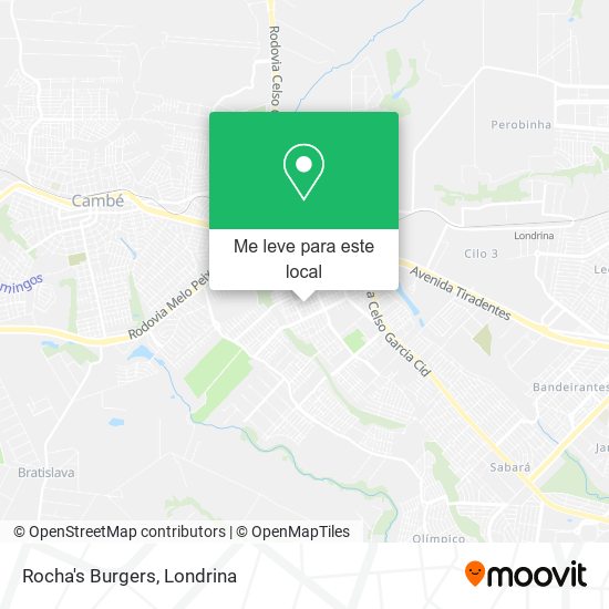 Rocha's Burgers mapa