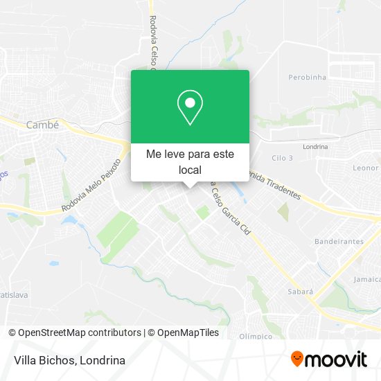 Villa Bichos mapa