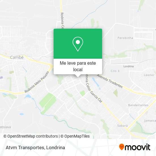 Atvm Transportes mapa