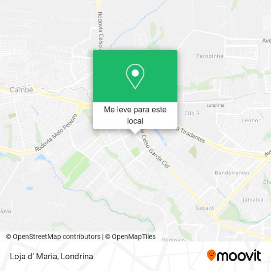 Loja d' Maria mapa