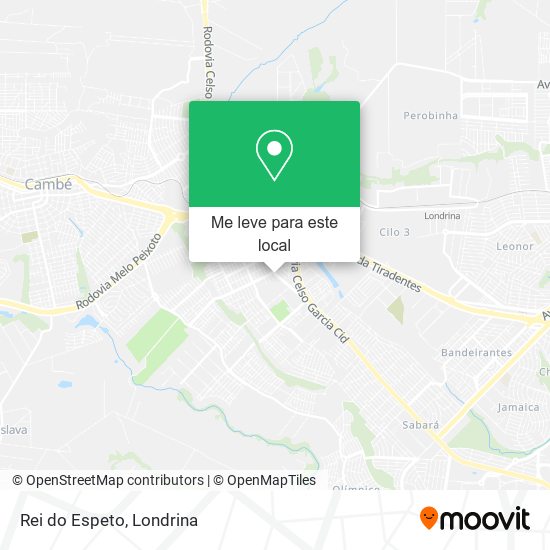 Rei do Espeto mapa