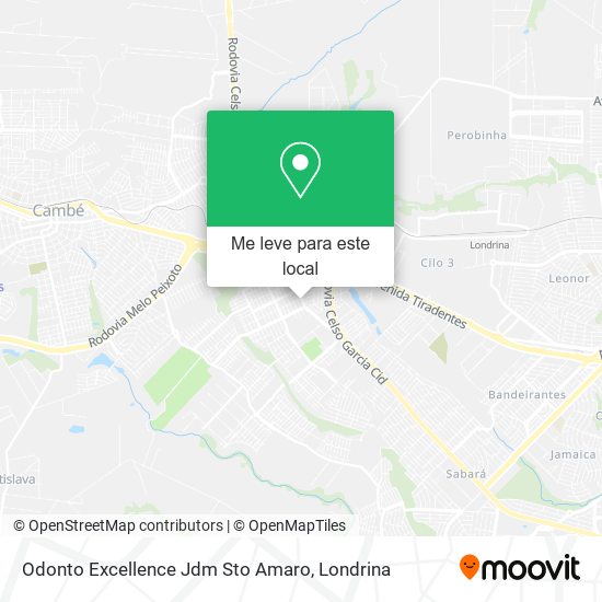 Odonto Excellence Jdm Sto Amaro mapa