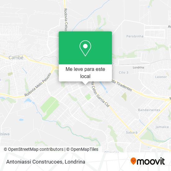 Antoniassi Construcoes mapa