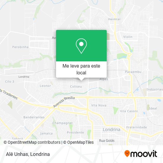 Alê Unhas mapa