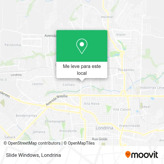 Slide Windows mapa