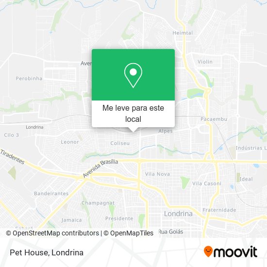 Pet House mapa