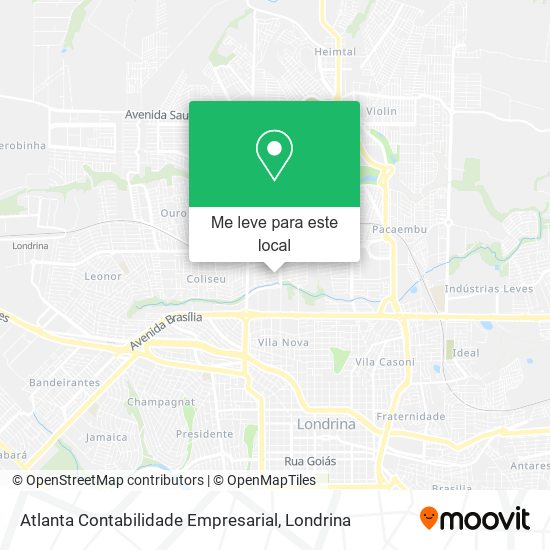 Atlanta Contabilidade Empresarial mapa