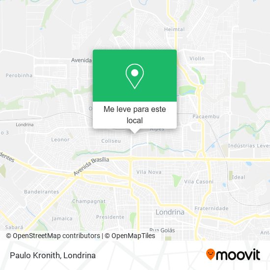 Paulo Kronith mapa