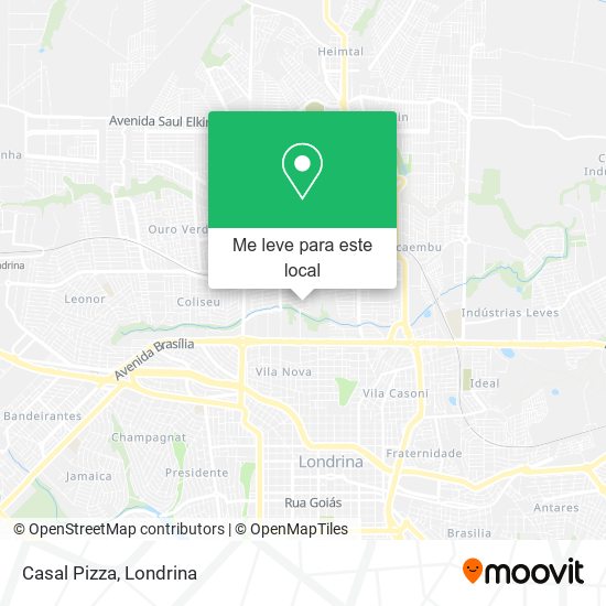 Casal Pizza mapa