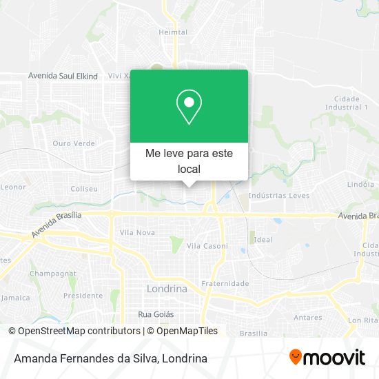 Amanda Fernandes da Silva mapa
