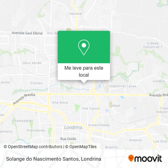 Solange do Nascimento Santos mapa