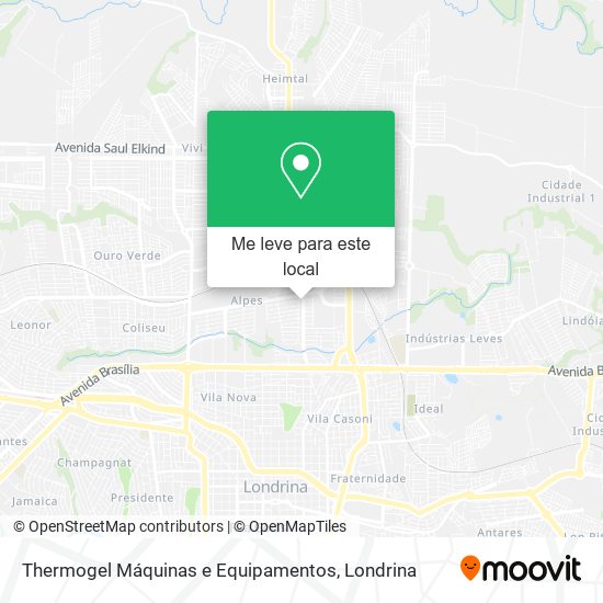 Thermogel Máquinas e Equipamentos mapa