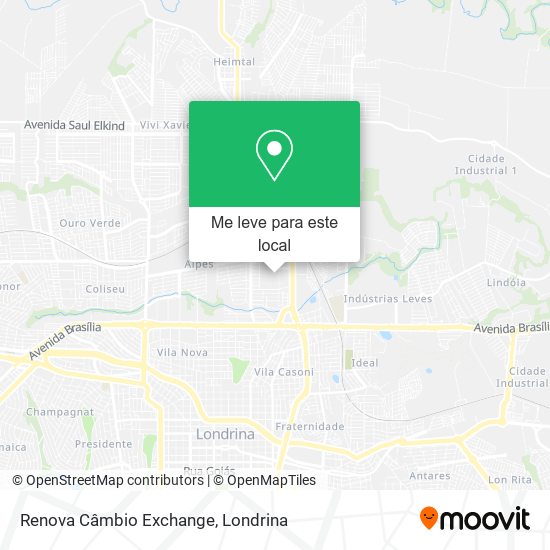 Renova Câmbio Exchange mapa