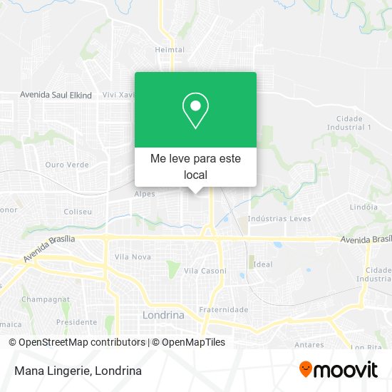 Mana Lingerie mapa