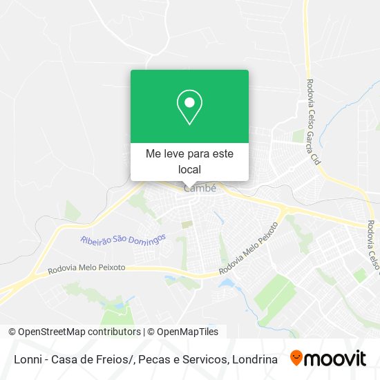 Lonni - Casa de Freios / , Pecas e Servicos mapa