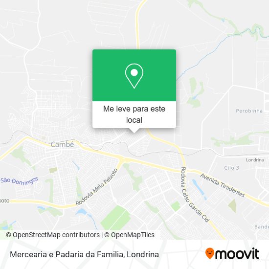 Mercearia e Padaria da Familia mapa