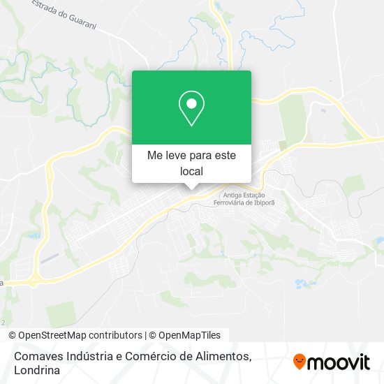 Comaves Indústria e Comércio de Alimentos mapa