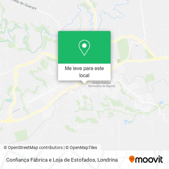 Confiança Fábrica e Loja de Estofados mapa