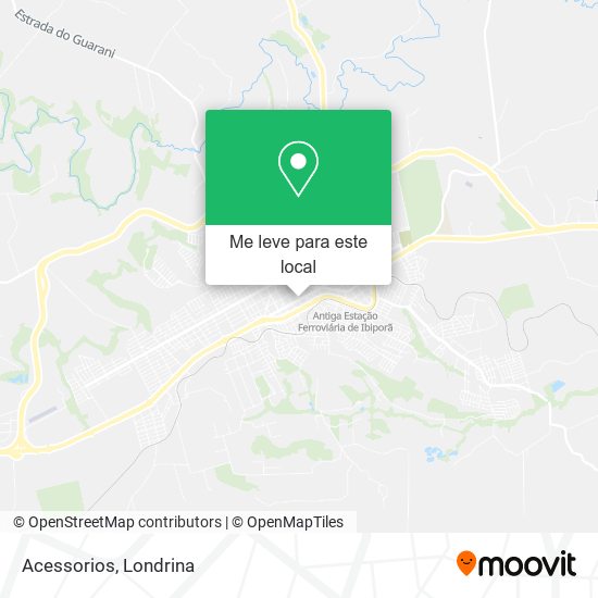 Acessorios mapa