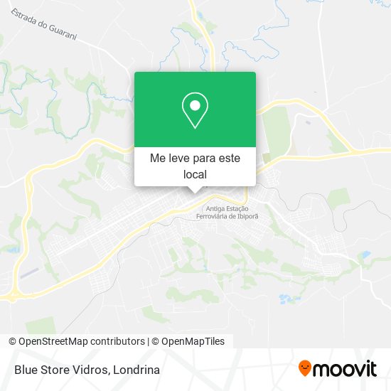 Blue Store Vidros mapa