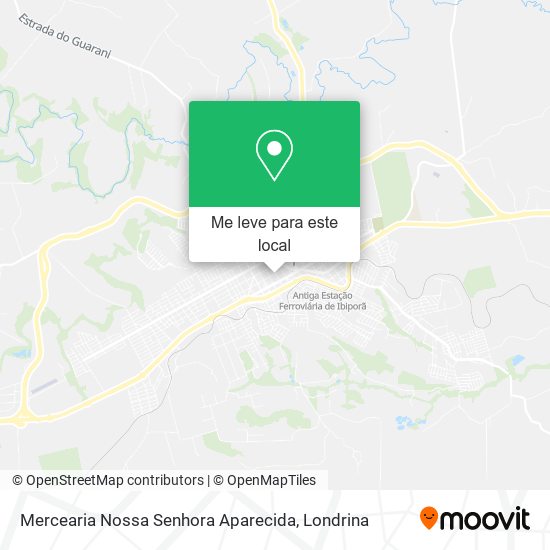 Mercearia Nossa Senhora Aparecida mapa