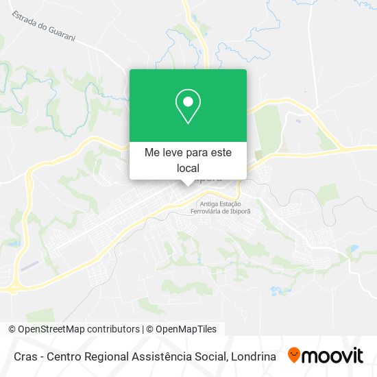 Cras - Centro Regional Assistência Social mapa