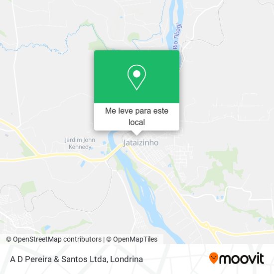 A D Pereira & Santos Ltda mapa