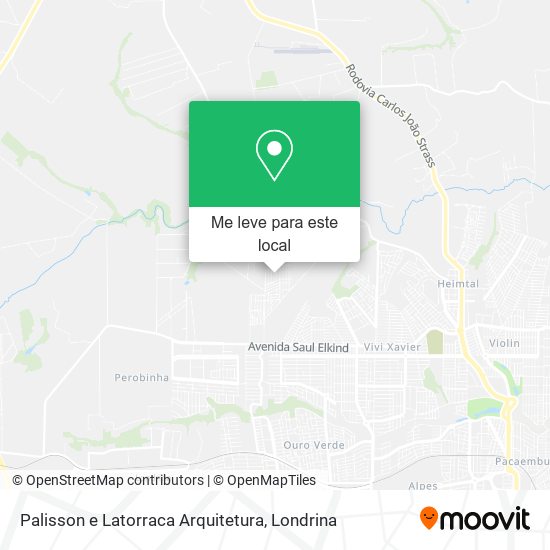Palisson e Latorraca Arquitetura mapa