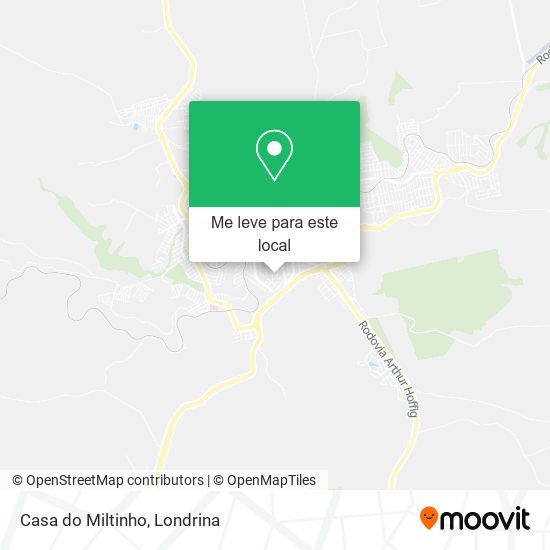 Casa do Miltinho mapa
