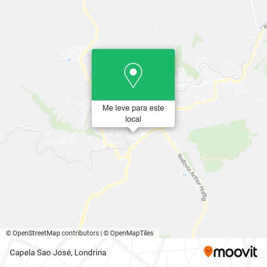 Capela Sao José mapa