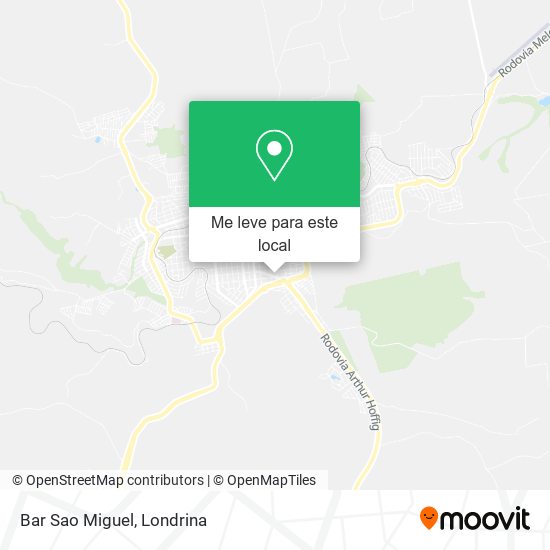 Bar Sao Miguel mapa