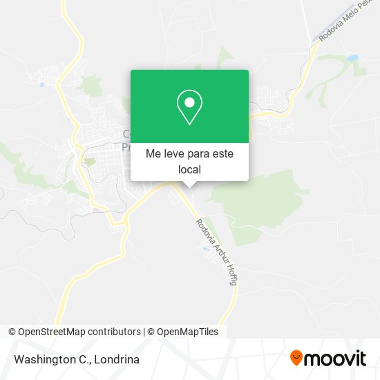 Washington C. mapa