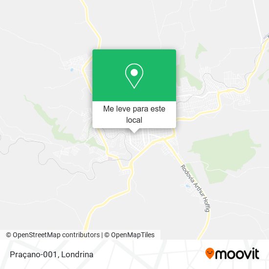 Praçano-001 mapa