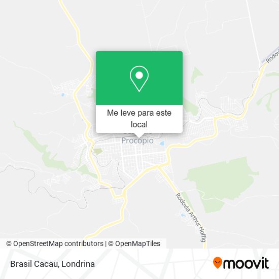 Brasil Cacau mapa