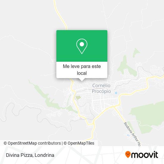 Divina Pizza mapa