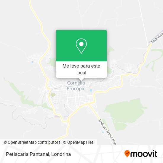 Petiscaria Pantanal mapa