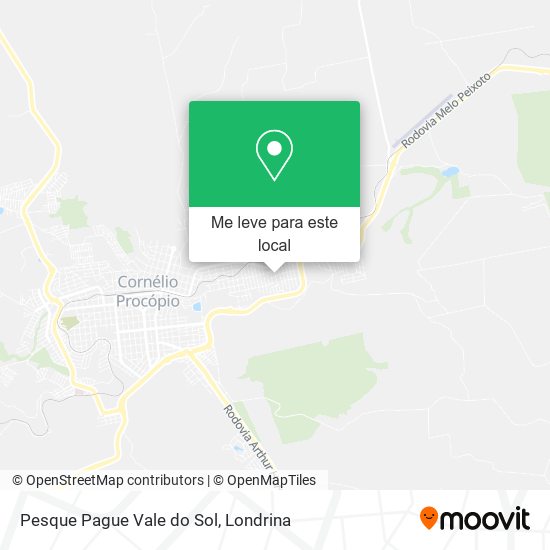 Pesque Pague Vale do Sol mapa